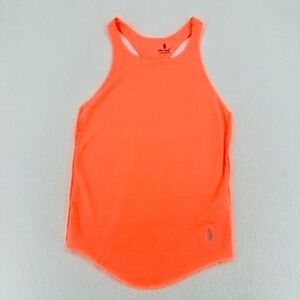 Free People Movement Neon Orange Racerback Tank S NWOT